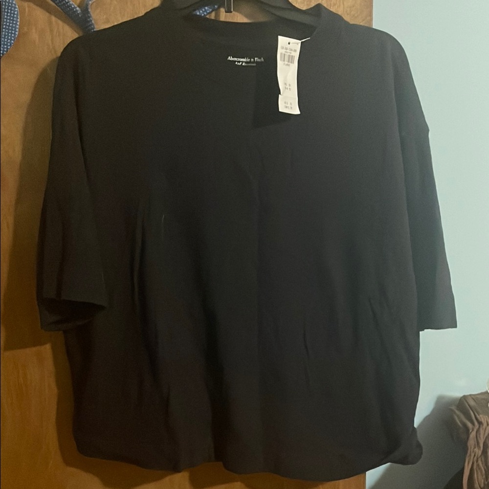 Abercrombie & Fitch Black Short Sleeve Tee